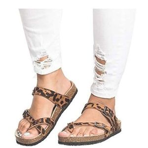 Leopard inspired birkenstocks